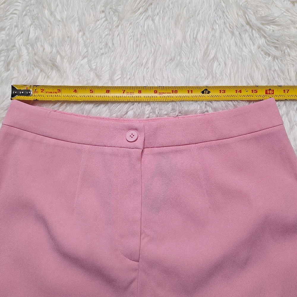 NEW Pretty Little Thing Tall Baby Pink Tailored Shorts - Picture 9 of 11